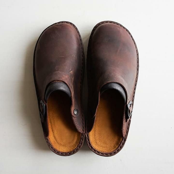 Travis | Men's Buckle Design Slip-On Clogs