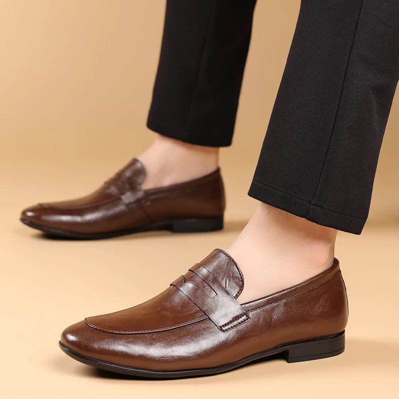 Victor | Men's Classic Formal Slip-On Loafers