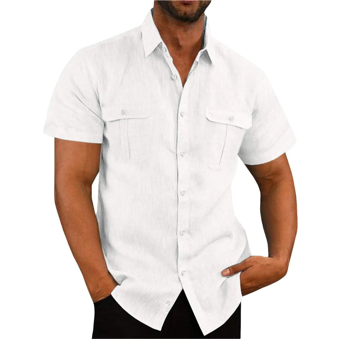 Oliver | Men's Double Pocket Button-Up Shirt