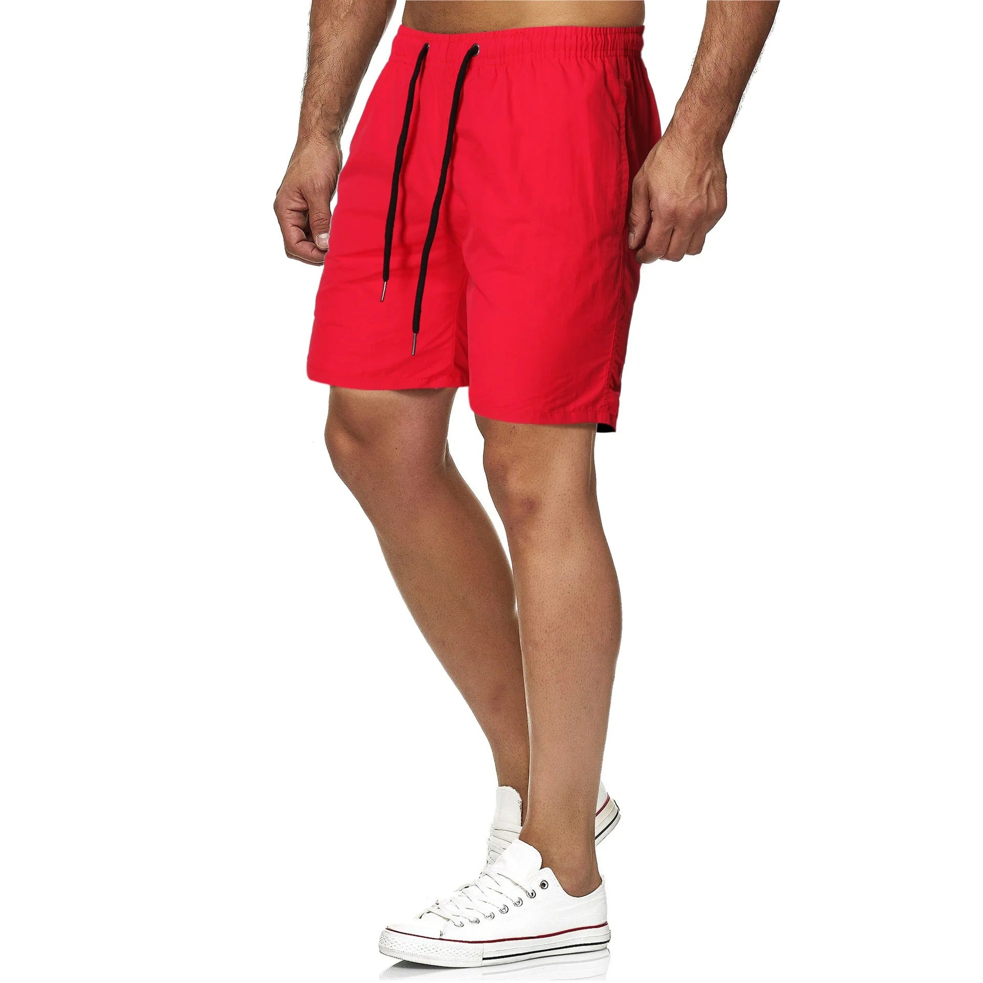 Cole | Men's Solid Color Beach Swim Shorts