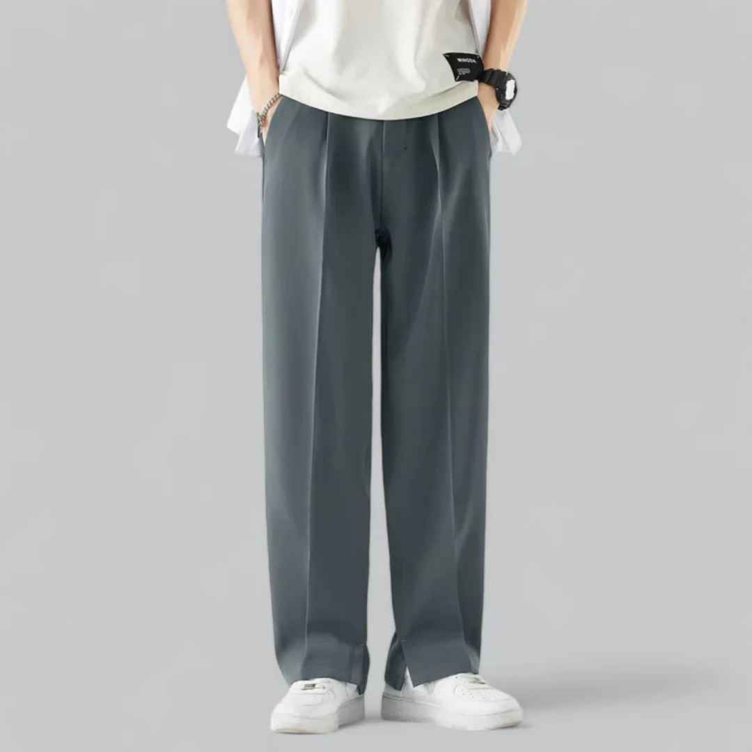Logan | Men's Wide Leg Straight Pants