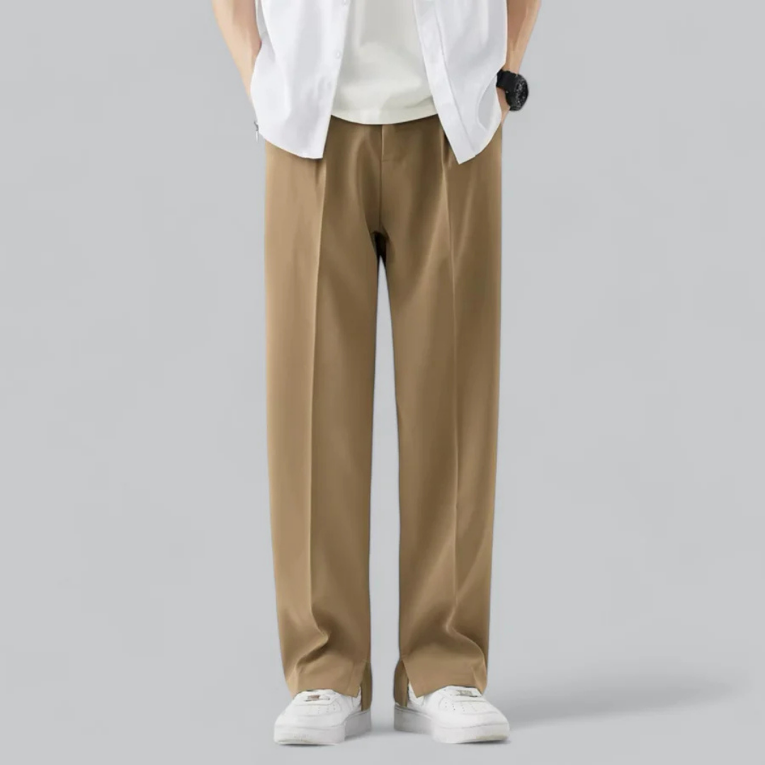 Logan | Men's Wide Leg Straight Pants
