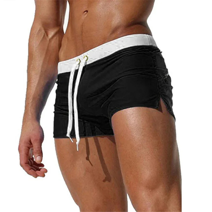 Logan | Men's Drawstring Summer Swim Trunks