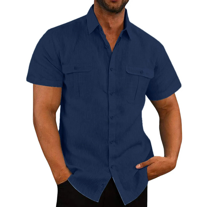 Oliver | Men's Double Pocket Button-Up Shirt