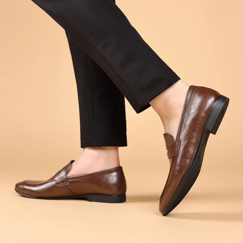 Victor | Men's Classic Formal Slip-On Loafers