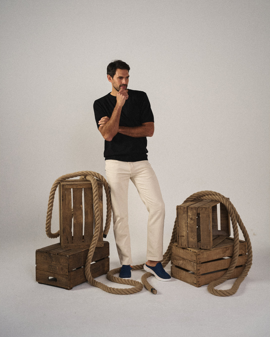 Evan | Men's Casual Backless Mule Sneakers