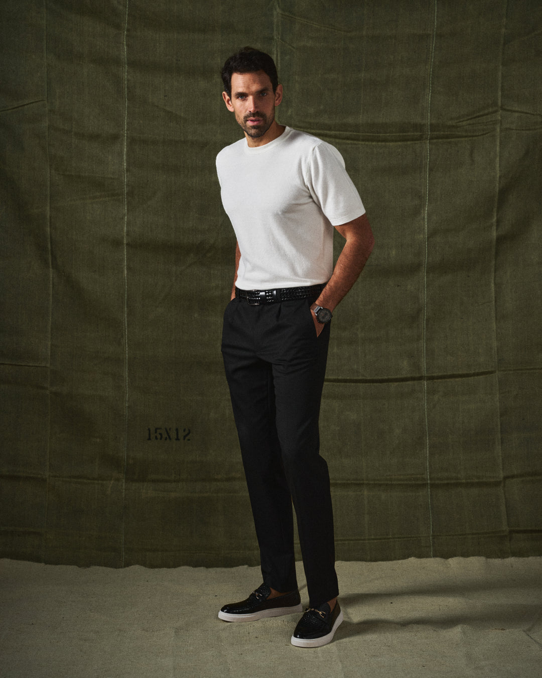 Sebastian | Men's Textured Slip-On Loafers