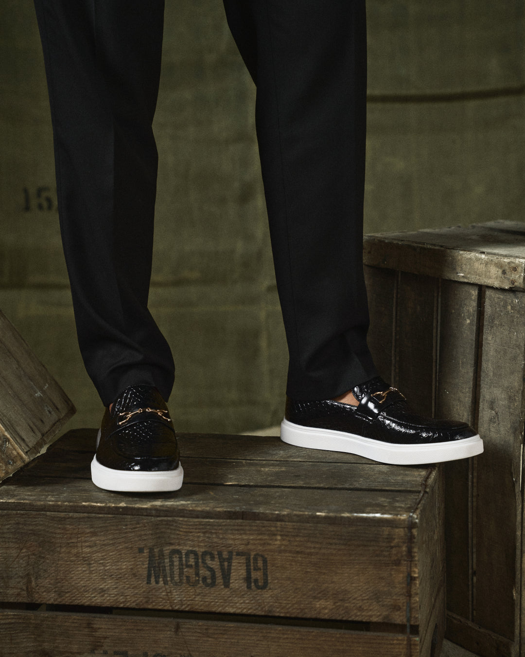 Sebastian | Men's Textured Slip-On Loafers