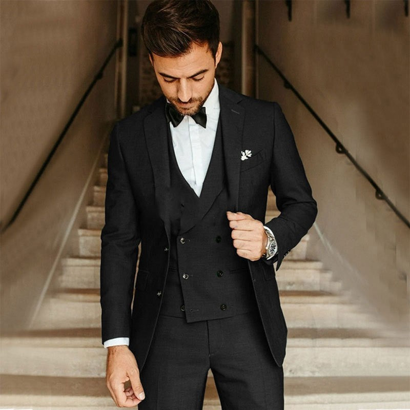 Sebastian | Men's Elegant Three Piece Wedding Suit