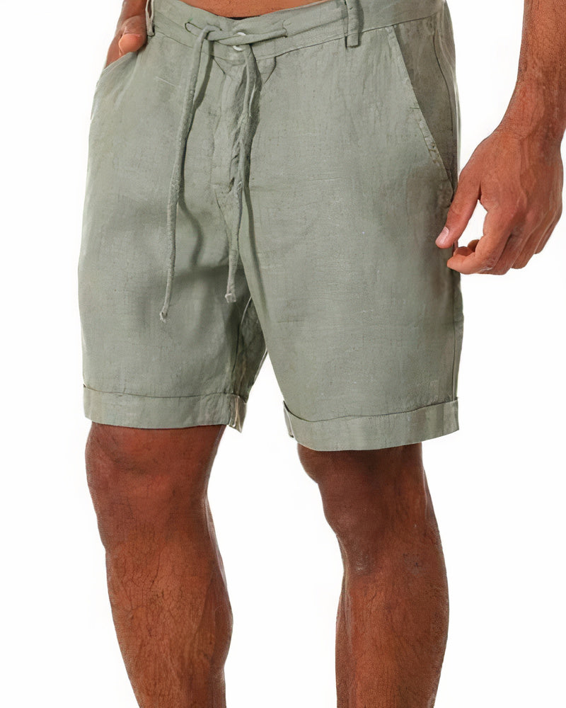 Arlo | Men's Relaxed Linen Drawstring Summer Shorts