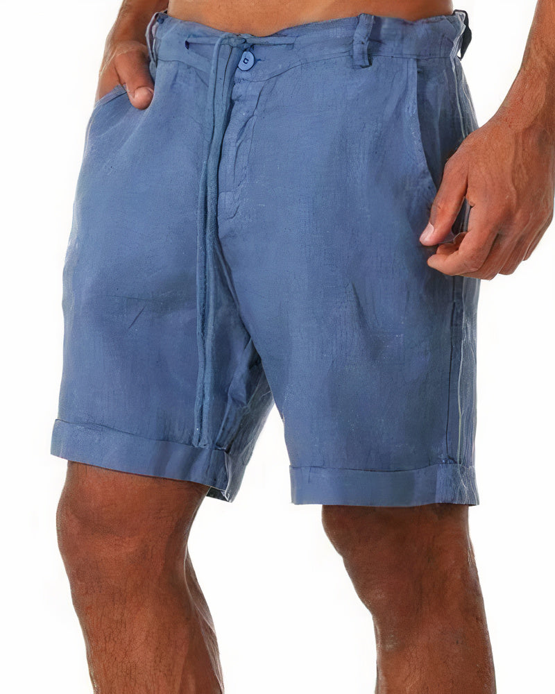 Arlo | Men's Relaxed Linen Drawstring Summer Shorts