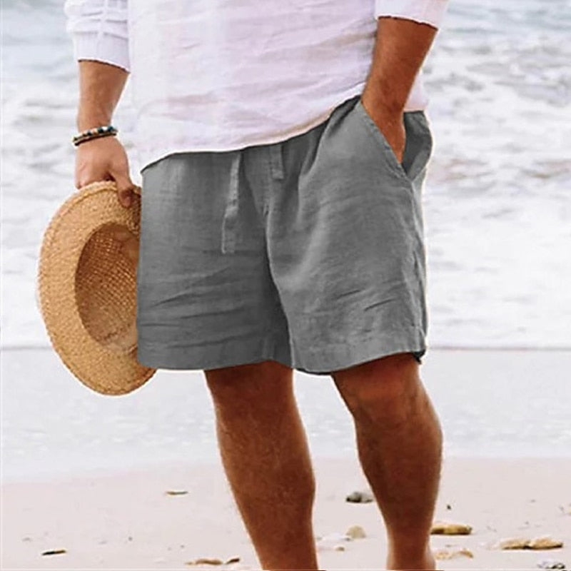 Ethan | Men's Casual Beach Drawstring Shorts