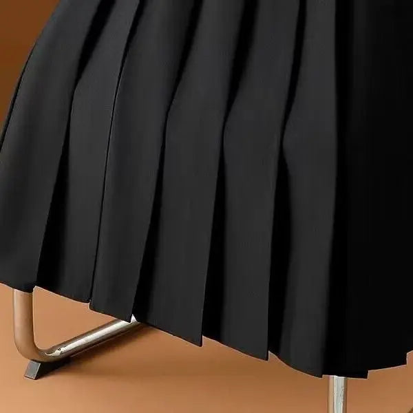Claudia | Women's High Waist Pleated Midi Skirt