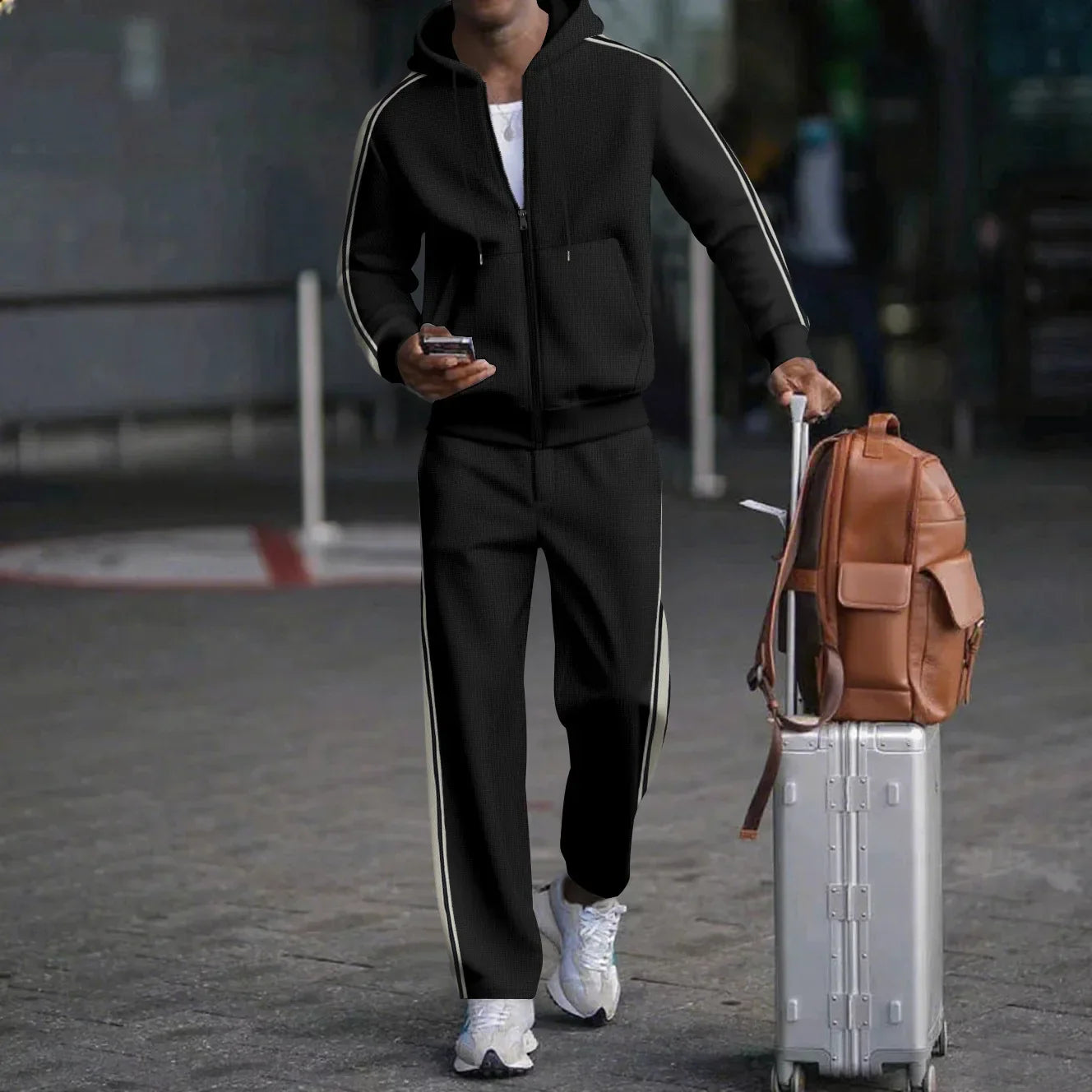 Jordan | Men's Zip Hoodie Two-Piece Tracksuit Set