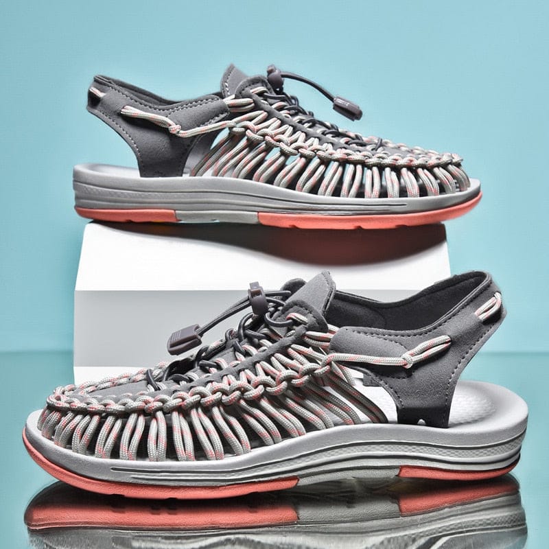 Jason | Men's Toggle Lock Round Toe Sandals