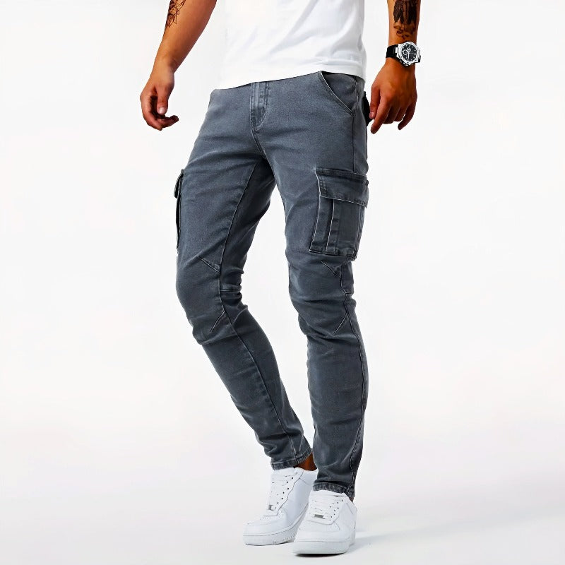 Mason | Men's Slim-Fit Cargo Jeans