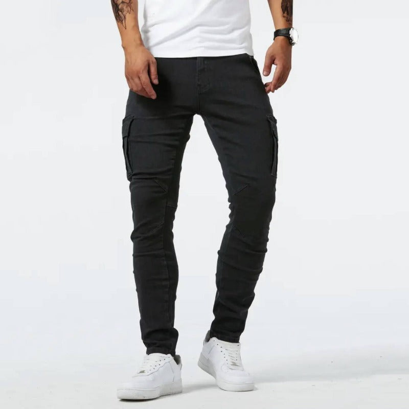 Mason | Men's Slim-Fit Cargo Jeans