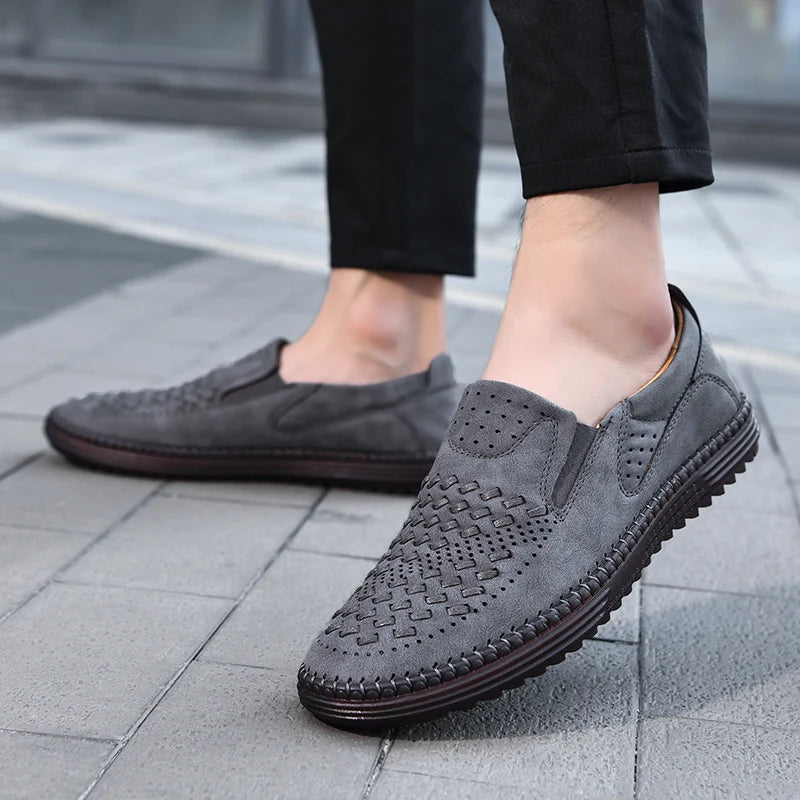 Aaron | Men's Woven Casual Walking Loafers