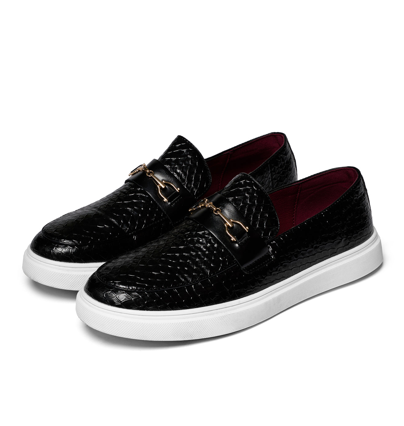 Sebastian | Men's Textured Slip-On Loafers