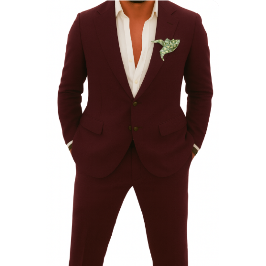 Sebastian | Men's Tailored Linen Two Piece Suit