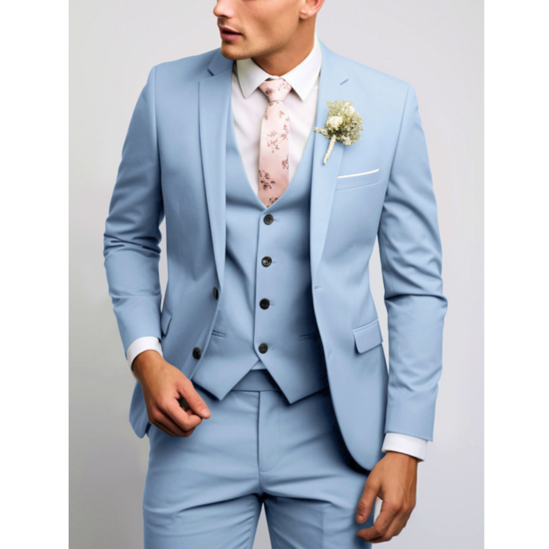 Adrian | Men's Three-Piece Slim-Fit Suit