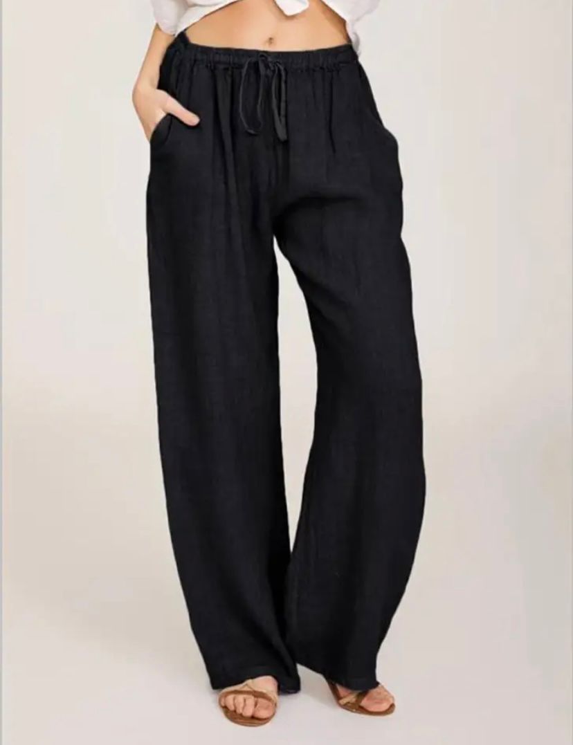 Quinn | Women's High Waisted Wide Leg Pants