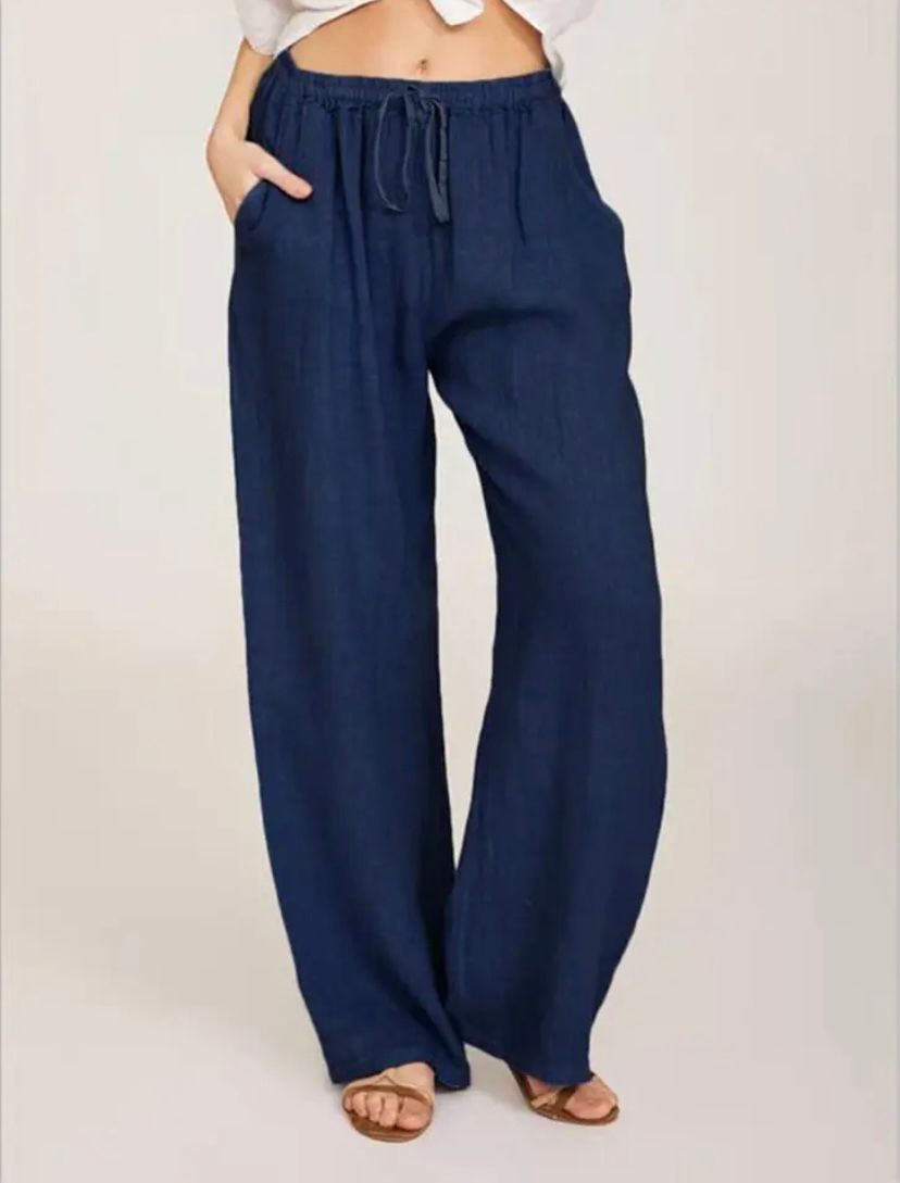 Quinn | Women's High Waisted Wide Leg Pants
