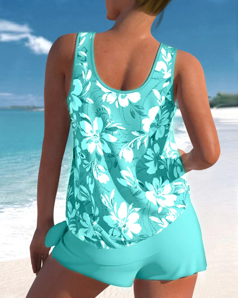 Paisley | Women's Sleeveless Two Piece Tankini Set