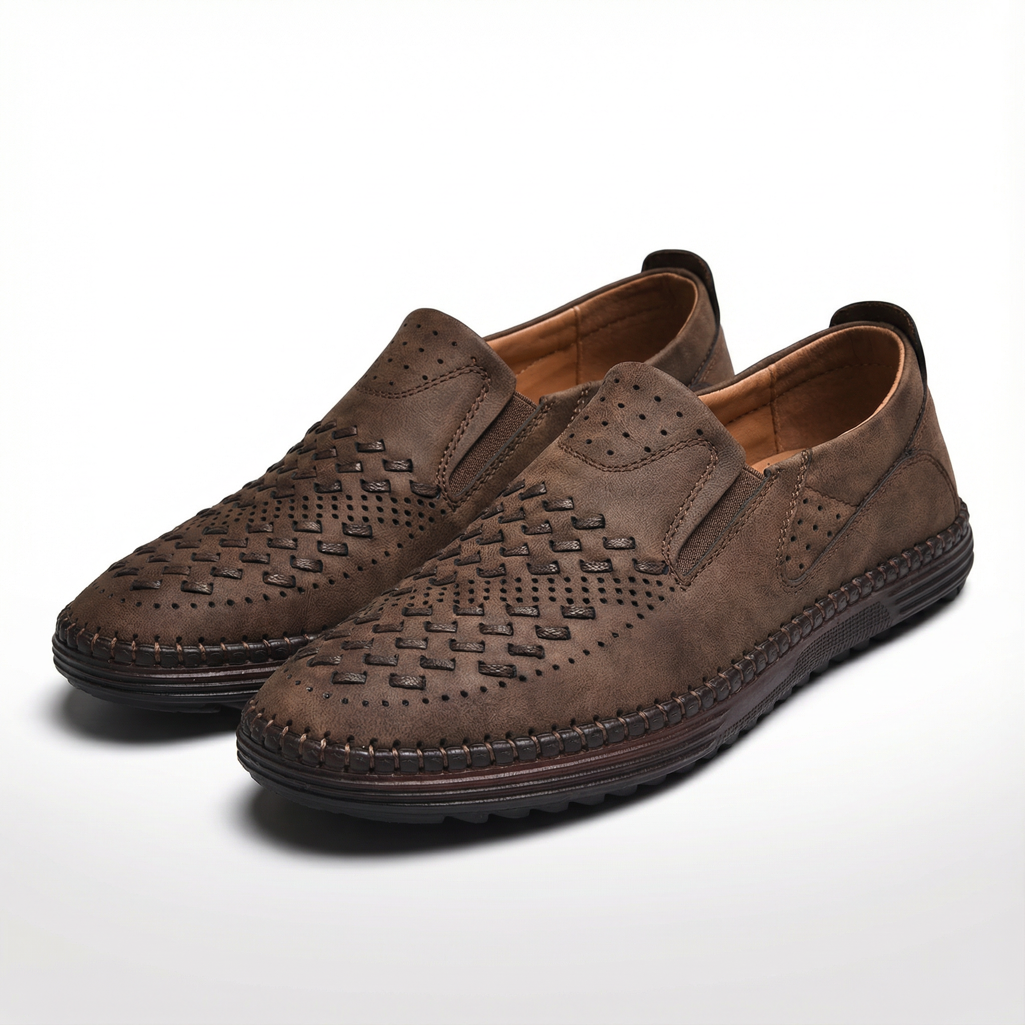Aaron | Men's Woven Casual Walking Loafers