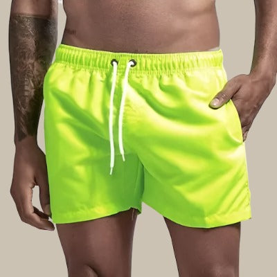 Jason | Men's Drawstring Swim Shorts With Side Pockets