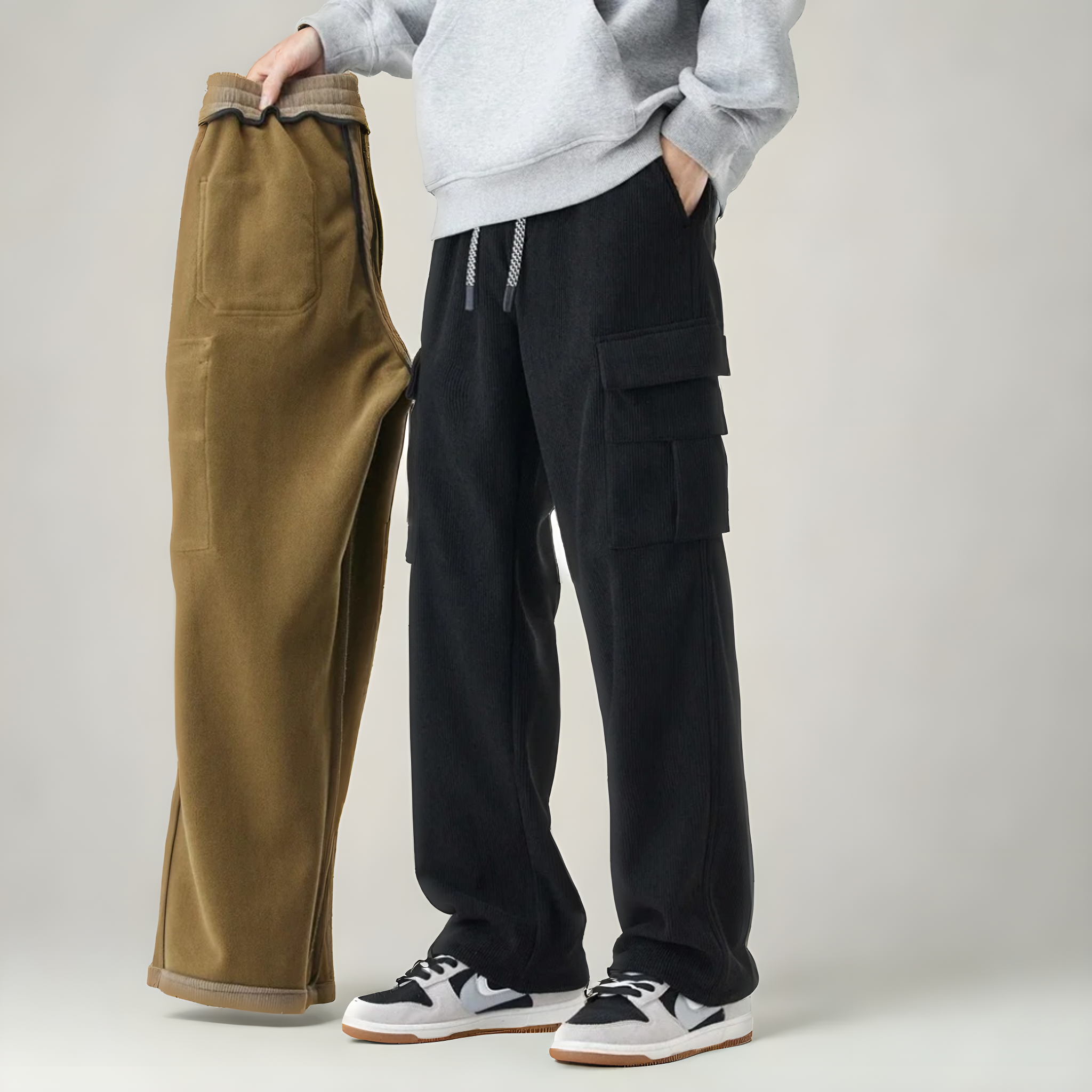 Marcus | Men's Drawstring Cargo Sweatpants
