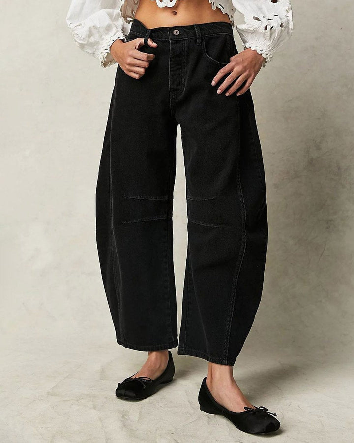 Amelia | Women's Mid-Rise Barrel Leg Jeans