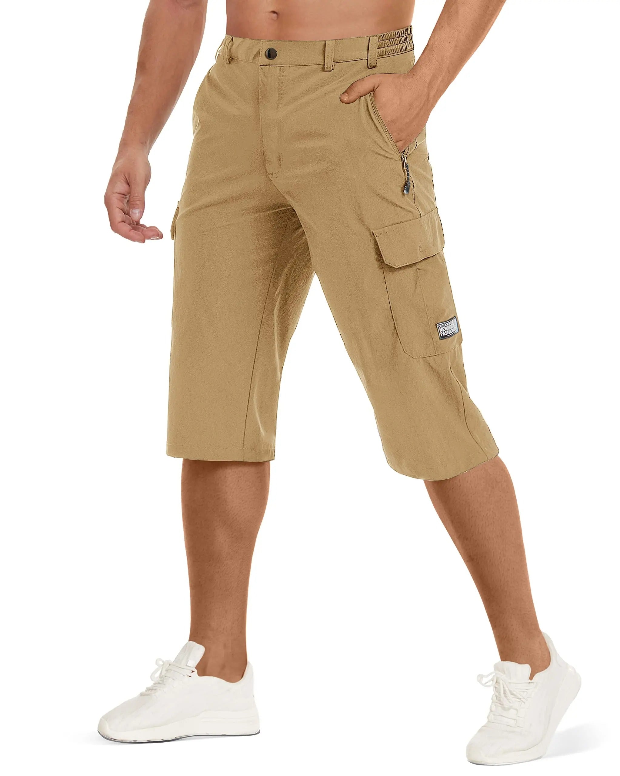 Dylan | Men's Knee-Length Multi Pocket Cargo Shorts